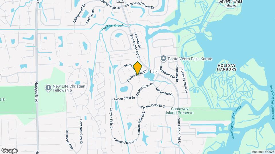 2512 Bluffton Dr Map and Location Details