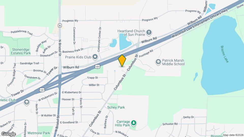 390 Columbus Ct Map and Location Details