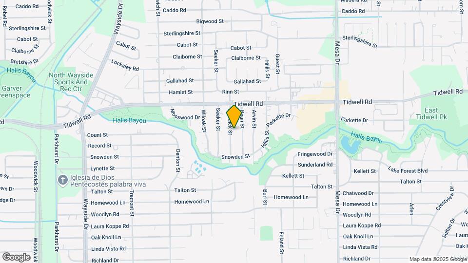 9254 Haddick St Map and Location Details