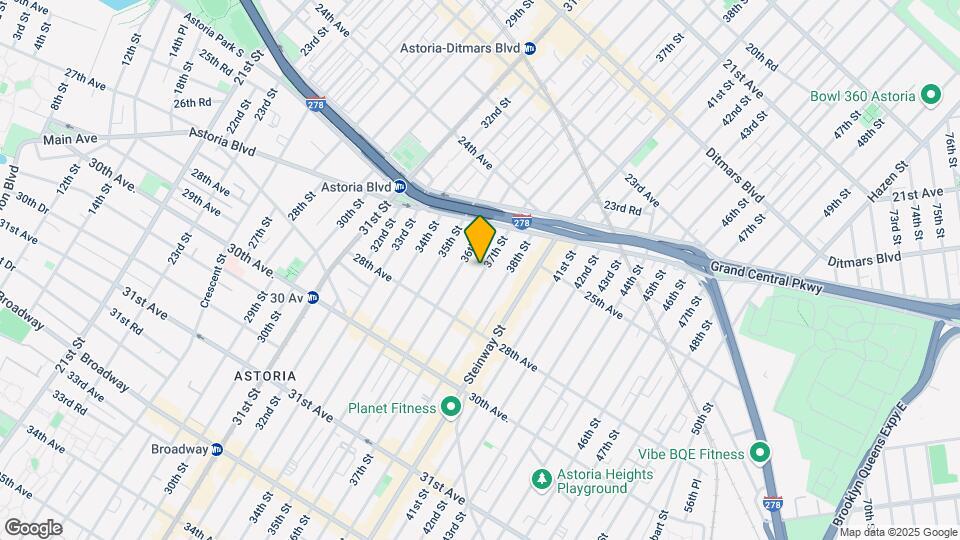 25-40 37th St Map and Location Details