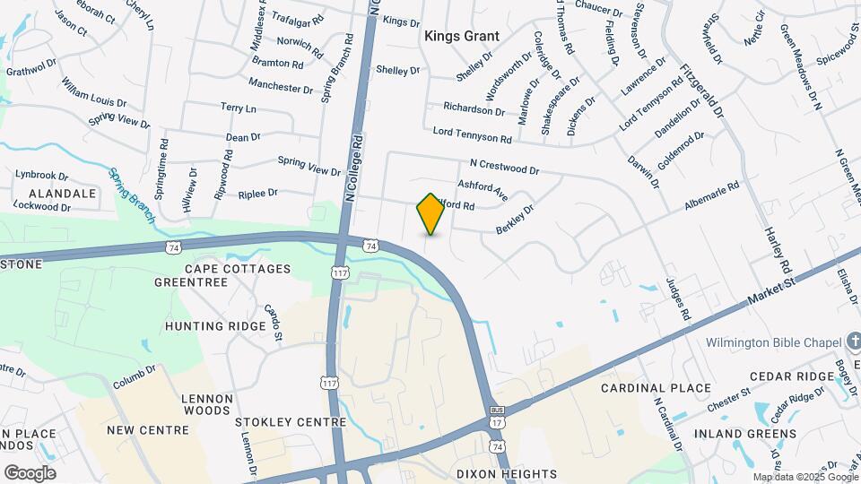 608 Albemarle Rd Map and Location Details