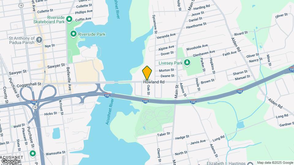 31 Howland Rd, Unit #3 Third Floor Map and Location Details
