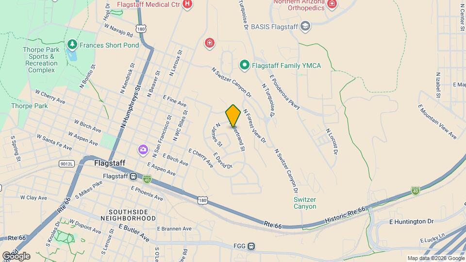 535 N Bertrand St Map and Location Details