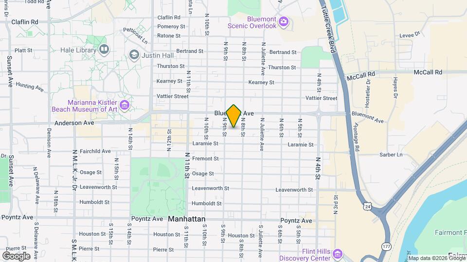 815 Moro St Map and Location Details