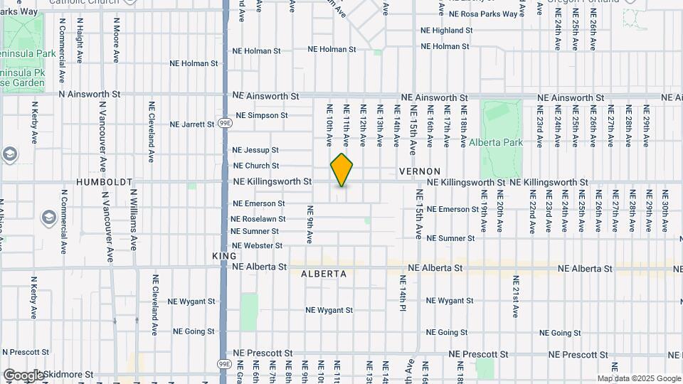 5403 NE 11th Ave Map and Location Details