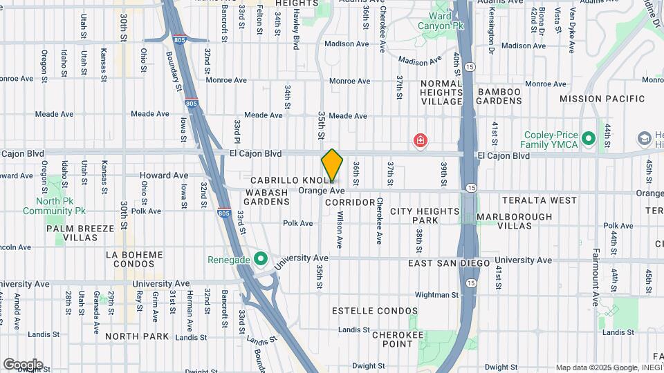3530-3532 Orange Ave Map and Location Details