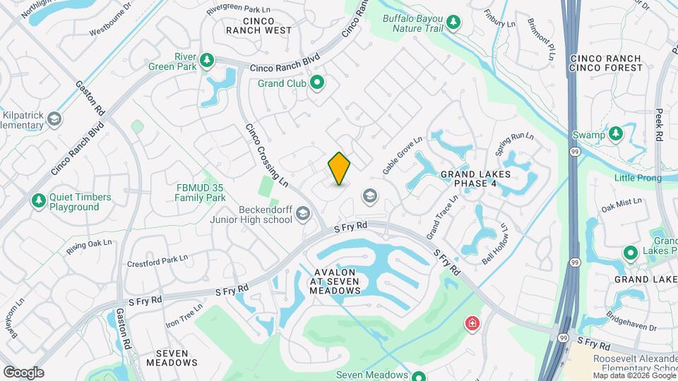 25242 Boulder Bend Ln Map and Location Details