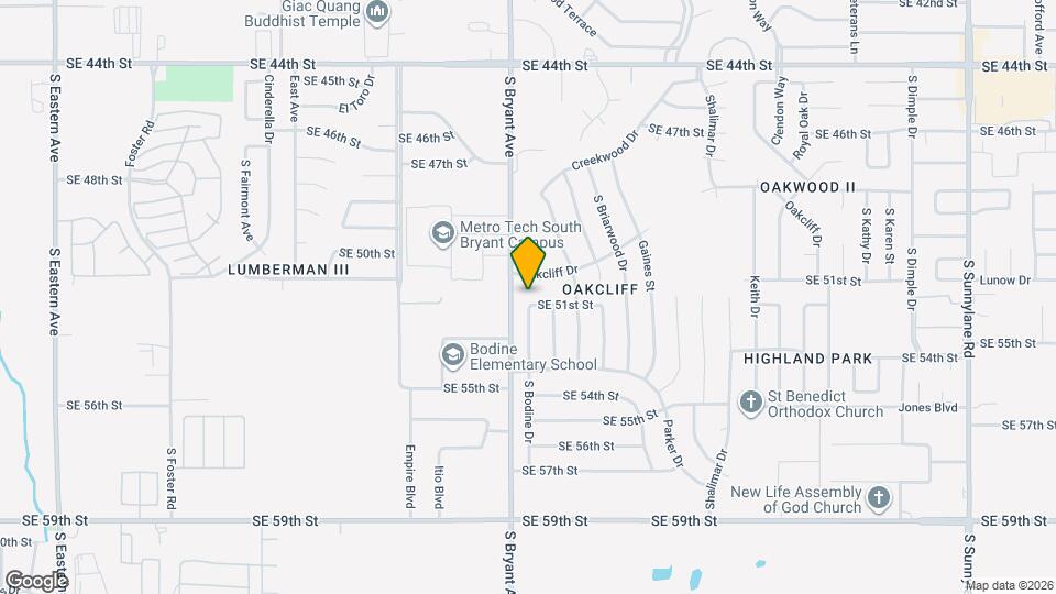 3005 SE 51st St Map and Location Details