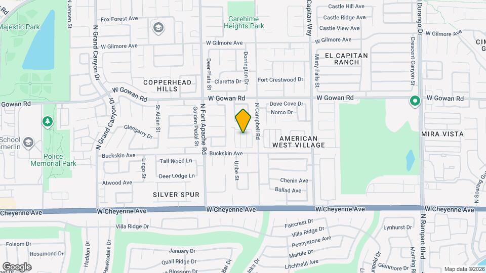 3468 Blue Heather Dr Map and Location Details