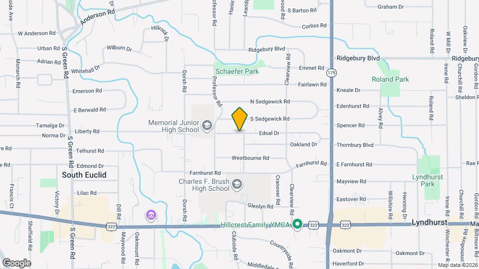 4854 Edsal Dr Map and Location Details