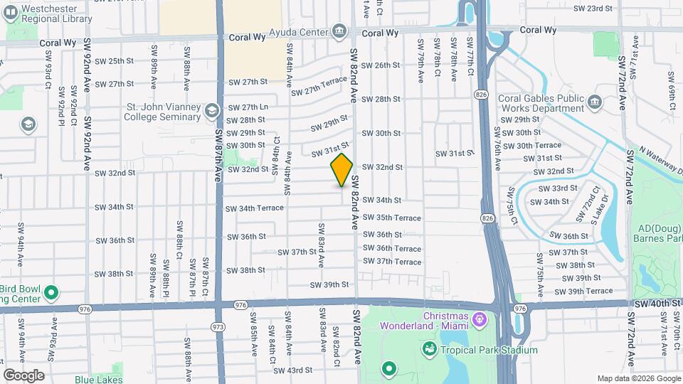 8084 SW 33rd Terrace Mapa y Detalles de la Ubicación