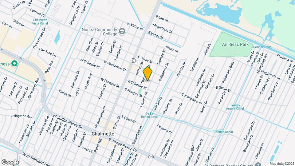 3316 Laplace St Map and Location Details
