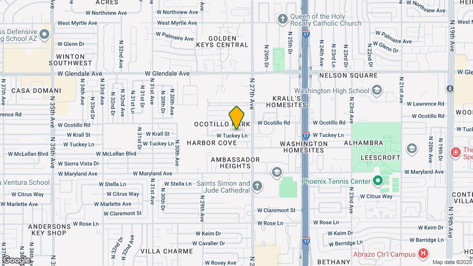 2732 W Tuckey Ln Map and Location Details