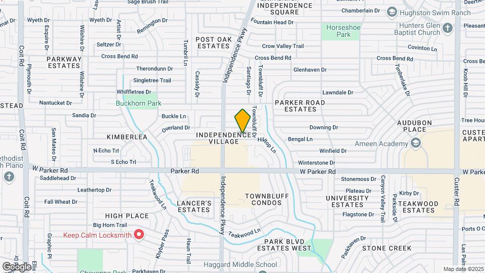 3604 Hilltop Ln Map and Location Details