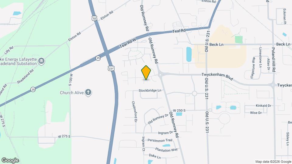 3107 Kilbourne Ct Map and Location Details