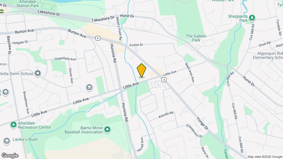 334 Little Ave Map and Location Details