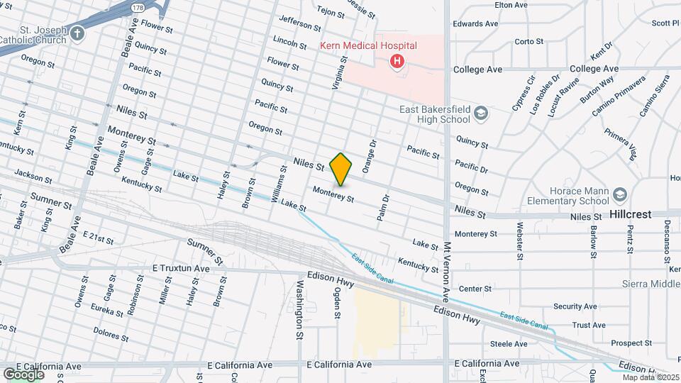 1802 Monterey St Map and Location Details