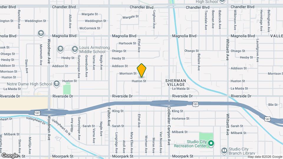 4900 Ethel Ave Map and Location Details