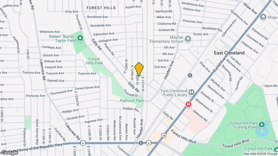 1005 E 130th St Map and Location Details
