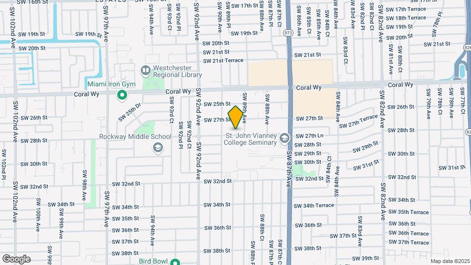 8935 SW 28th St Map and Location Details