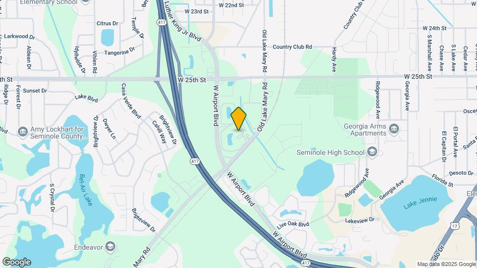 1627 S Pine Ridge Cir Map and Location Details