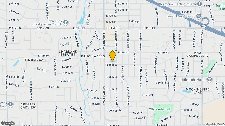 3453 E 35th St Map and Location Details
