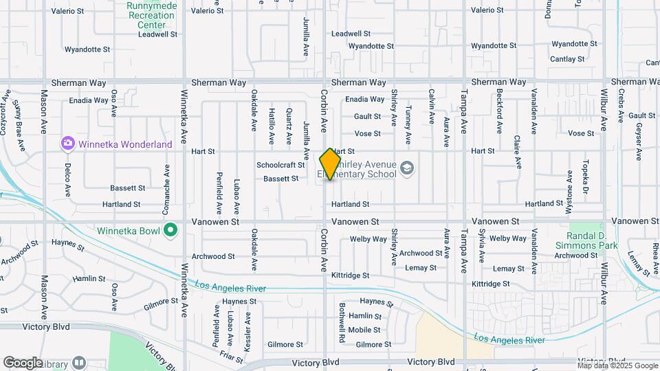 6900 Corbin Ave Mapa y Detalles de la Ubicación