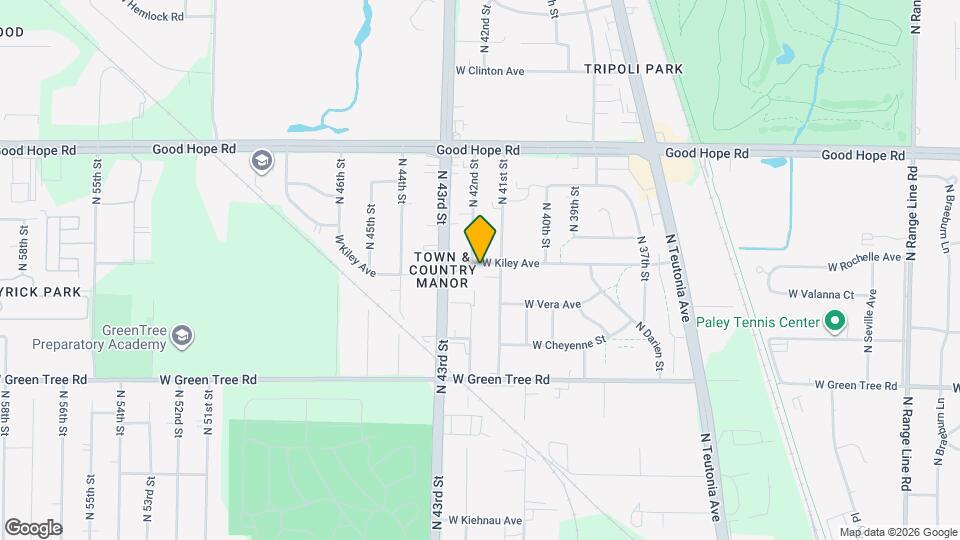 4127 W Kiley Ave Map and Location Details