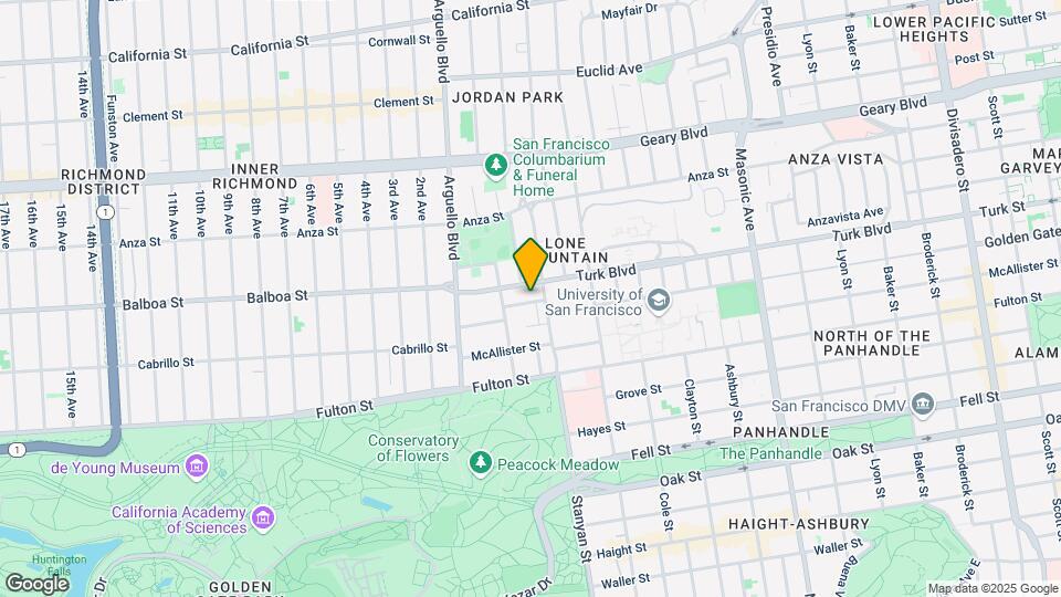 2728 Golden Gate Avenue Mapa y Detalles de la Ubicación