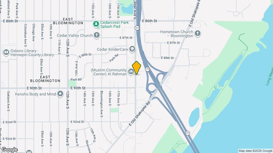 8935 Old Cedar Ave S Map and Location Details