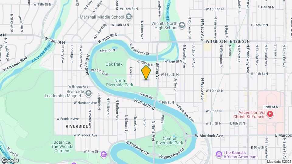 1115 N Carlos Ave Map and Location Details