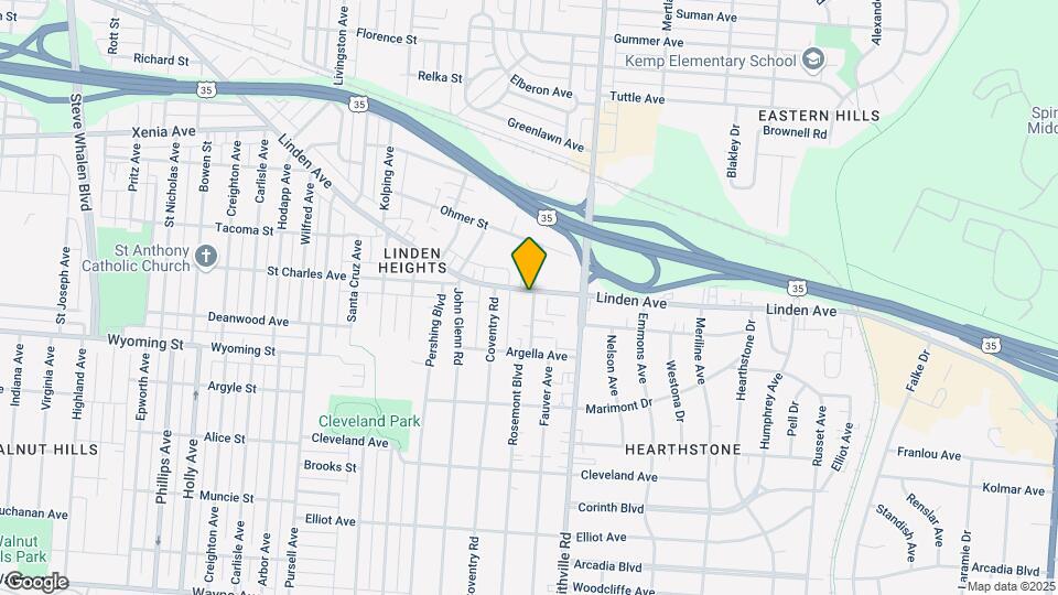 2838 Linden Ave Map and Location Details