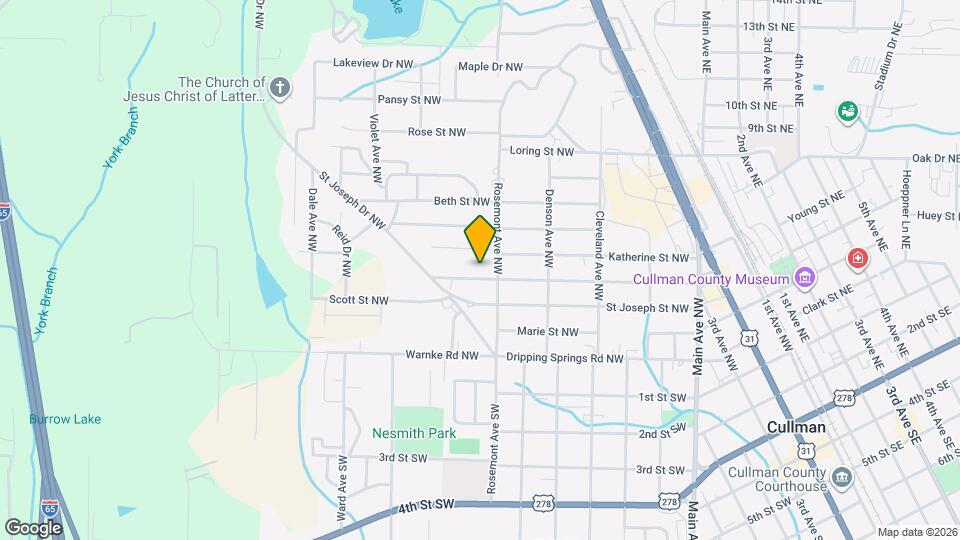 1509 Brunner St NW Map and Location Details