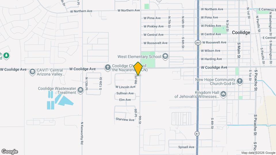 627 9th Pl Map and Location Details