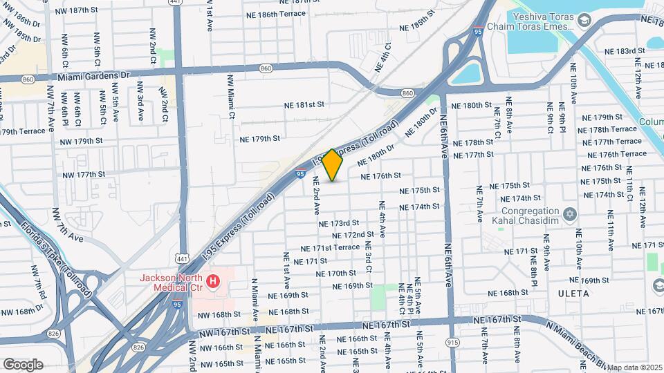 240 NE 175th Ter Map and Location Details