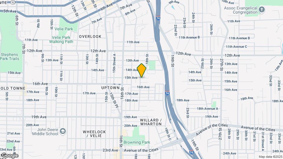 1804 15th Ave Map and Location Details