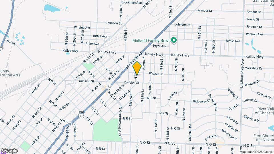 2216 N 28th St Map and Location Details