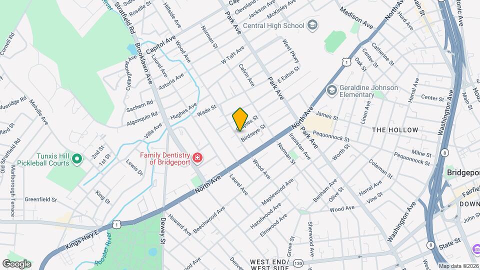 758 Wood Ave Map and Location Details