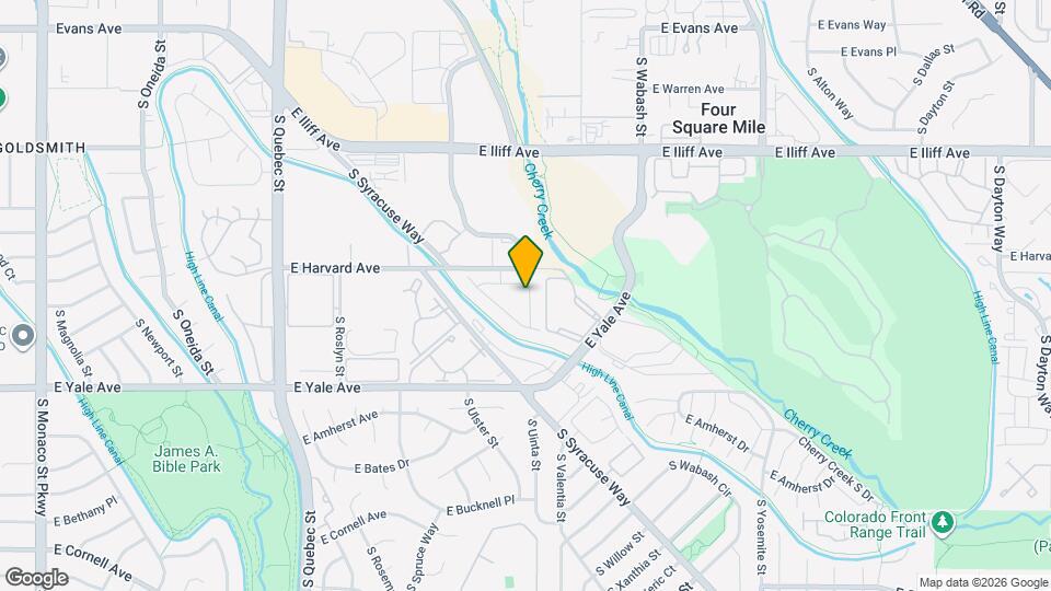 8094 E Harvard Cir Map and Location Details