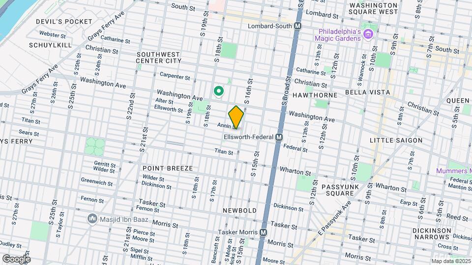1609 Federal St Map and Location Details