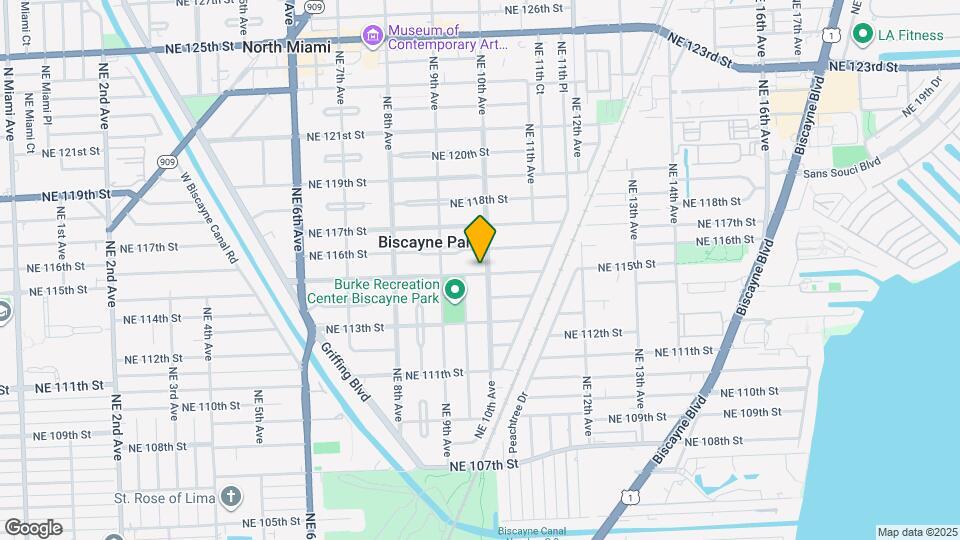 985 NE 115th St Map and Location Details