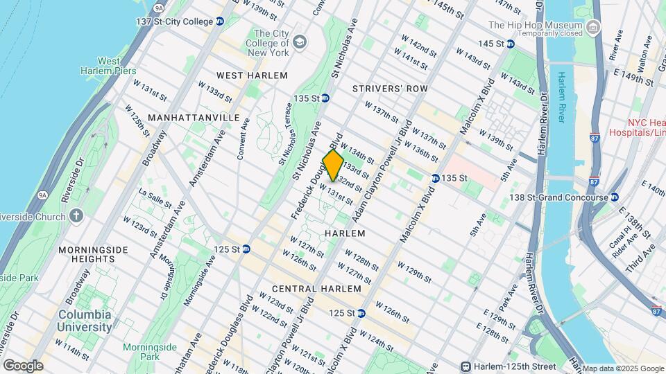 247 W 131st St Mapa y Detalles de la Ubicación