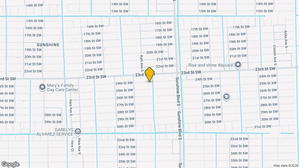 3203 24th St SW Map and Location Details