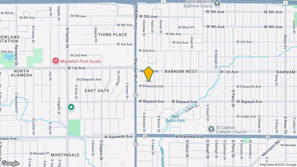 12 Zenobia St Map and Location Details