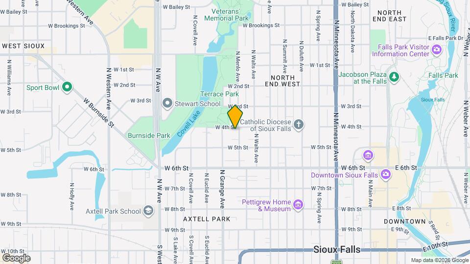 525 N Menlo Ave Map and Location Details