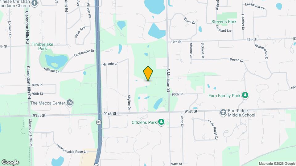 16W125 89th Pl Map and Location Details