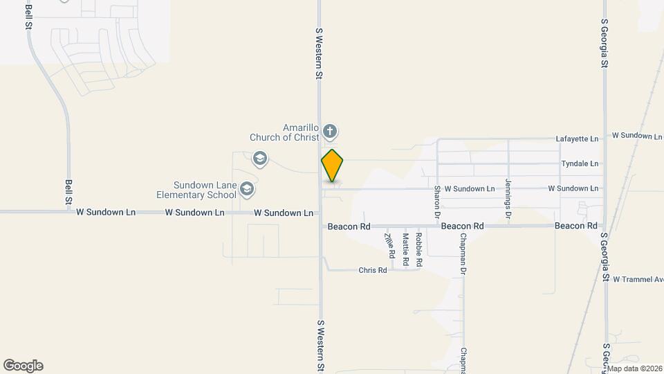 4108 W Sundown Ln Map and Location Details