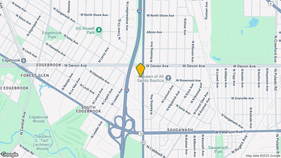 6300 N Cicero Ave Map and Location Details