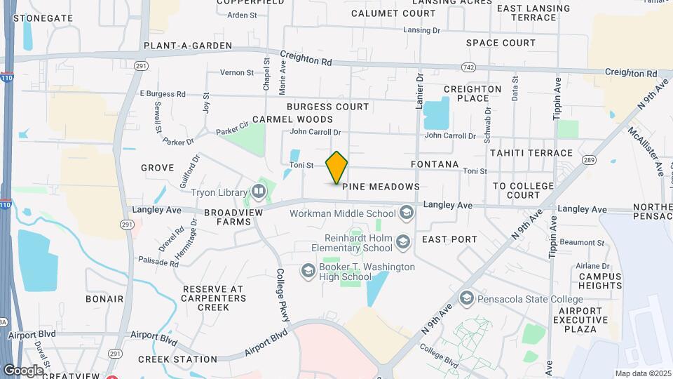 1445 Bakalane Ct Map and Location Details