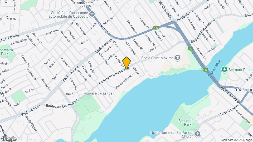 3946 Lévesque Boul O Map and Location Details